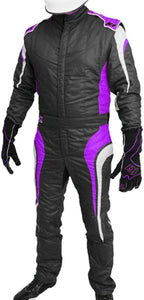 K1 Race Gear GT Nomex SFI 3,2 A/5 Traje de Carreras, Púrpura, Large