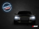 Par de Faros de LED diseño Cuadrado con 18W de Luz Concentrada de Alta Intensidad con 6 Leds tipo 3030 unico con laterales 100% de metal